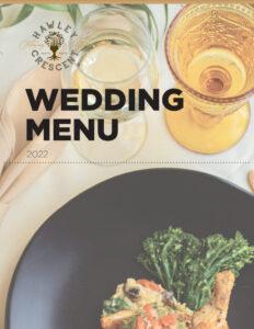 Hawley Crescent Catering & Events - Wedding Menu Cover