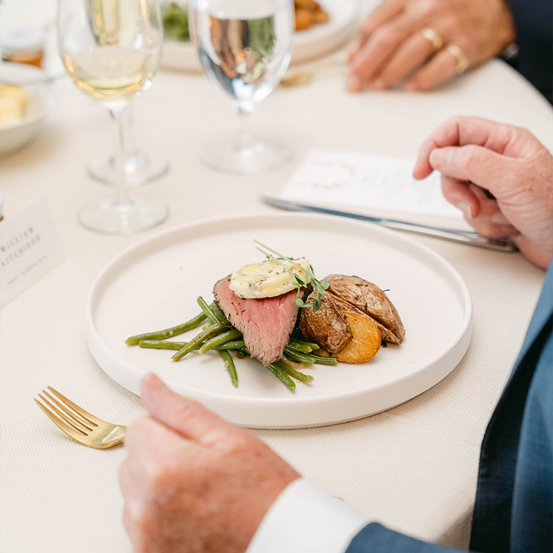hawley-crescent-catering-plate-beef-with-compound-butter