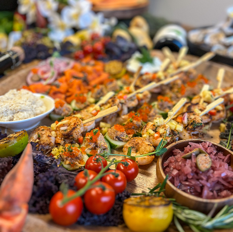 hawley-crescent-grazing-table-of-grilled-meats-and-vegetables